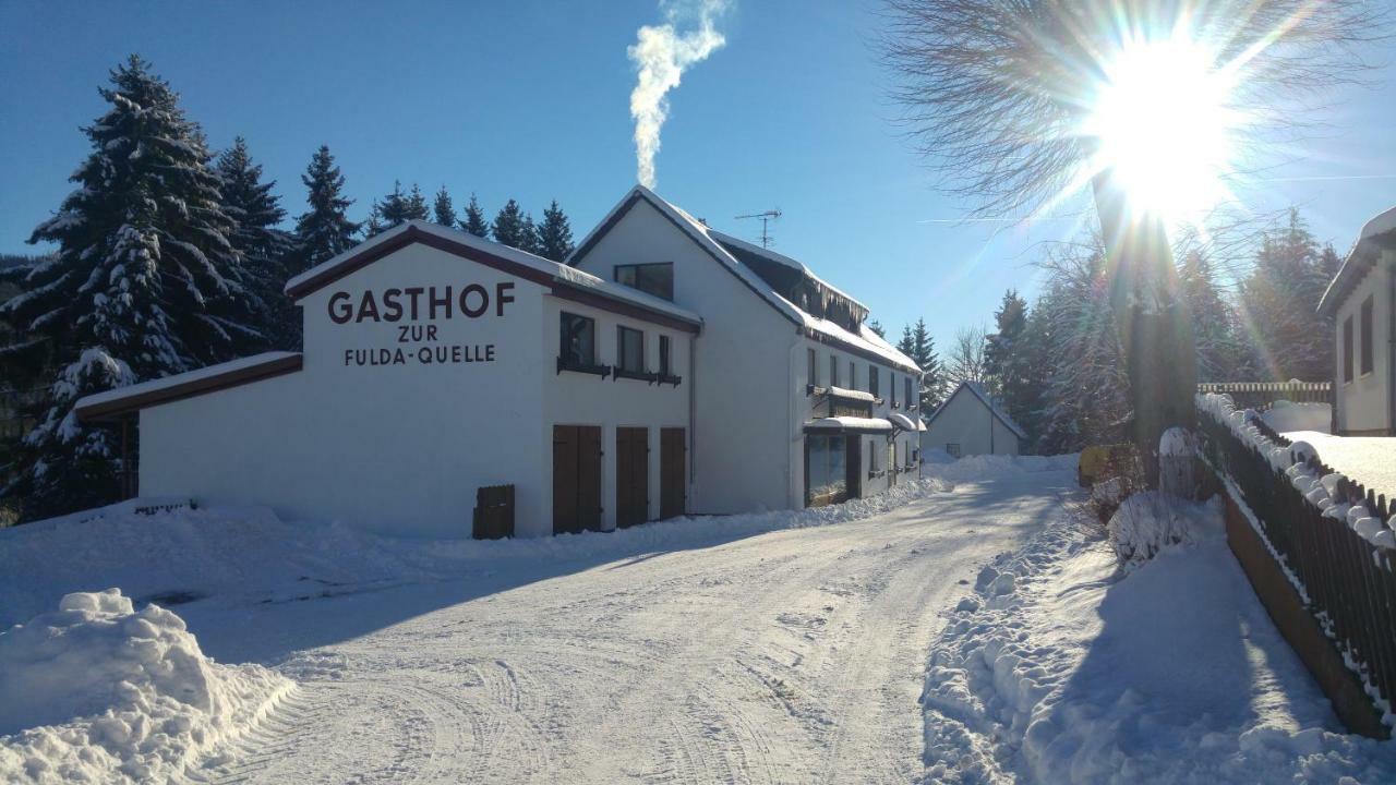Hotel Berghof Wasserkuppe & Gaestehaus Fuldaquelle Gersfeld Esterno foto